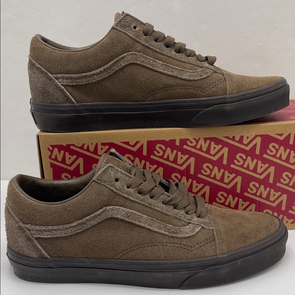 Vans Brown Suede Sneakers